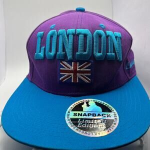 Purple blue London cap